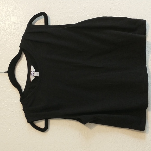 JoyLab Black Crop Workout Tank Size S - Picture 2 of 10